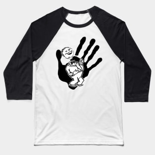 head in black hand Baseball T-Shirt